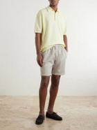 Boglioli - Straight-Leg Cotton-Blend Twill Shorts - Neutrals