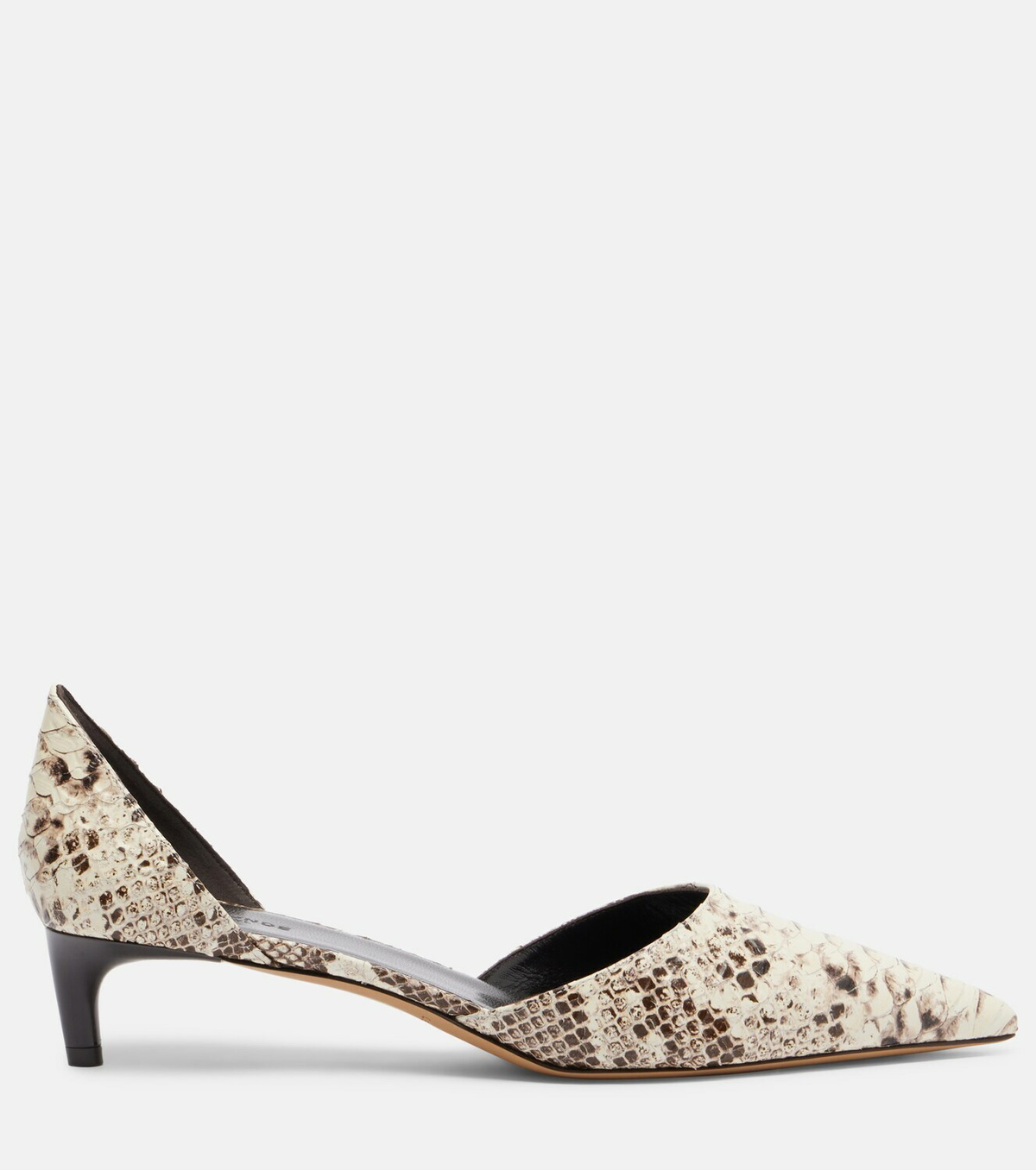 Le Monde Béryl Dakota snake-effect leather pumps
