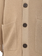 Ballantyne Rice Stitch Cotton Cardigan
