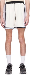 John Elliott Off-White Vintage Varsity Shorts