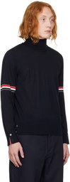 Thom Browne Navy Armband Sweater