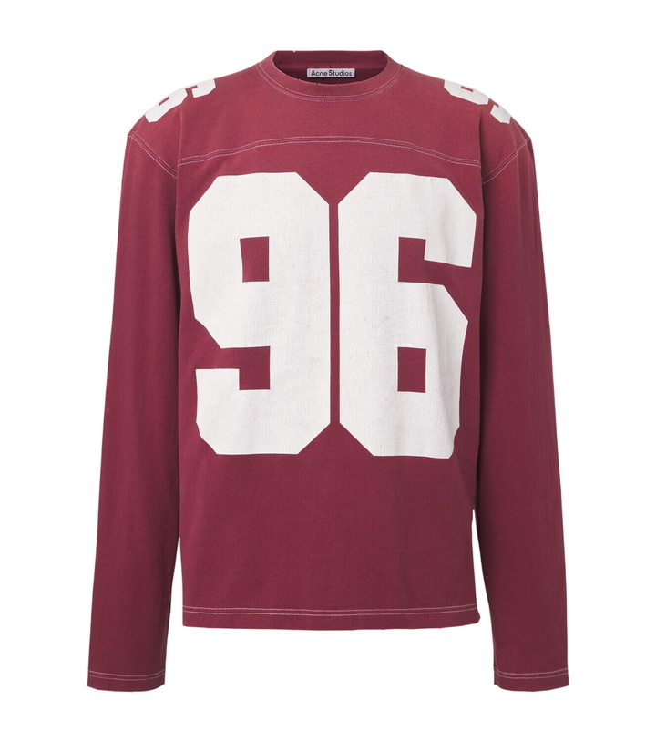 Photo: Acne Studios Printed cotton jersey T-shirt