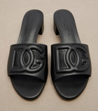 Dolce&Gabbana DG leather mules