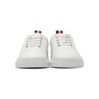 Thom Browne White Classic Toe Cap Sneakers
