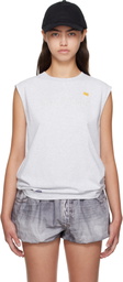 Acne Studios Gray Logo Tank Top