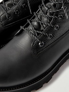 Moncler - Peka Leather Hiking Boots - Black