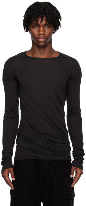 Photo: Rick Owens DRKSHDW Black Scarification Long Sleeve T-Shirt