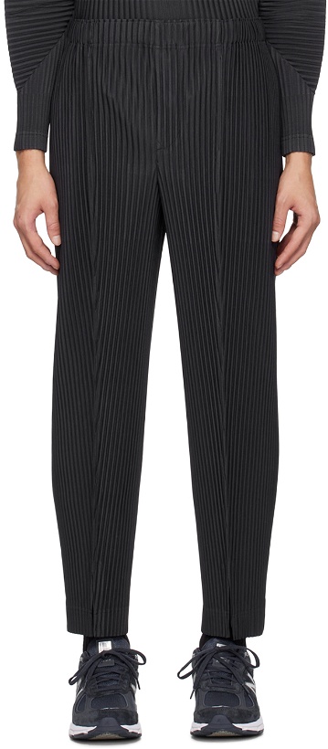 Photo: HOMME PLISSÉ ISSEY MIYAKE Gray Monthly Color November Trousers
