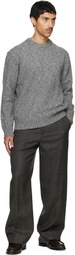 Solid Homme Gray Marled Sweater