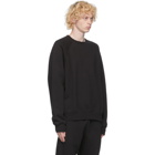 Essentials Black Fleece Crewneck Sweatshirt