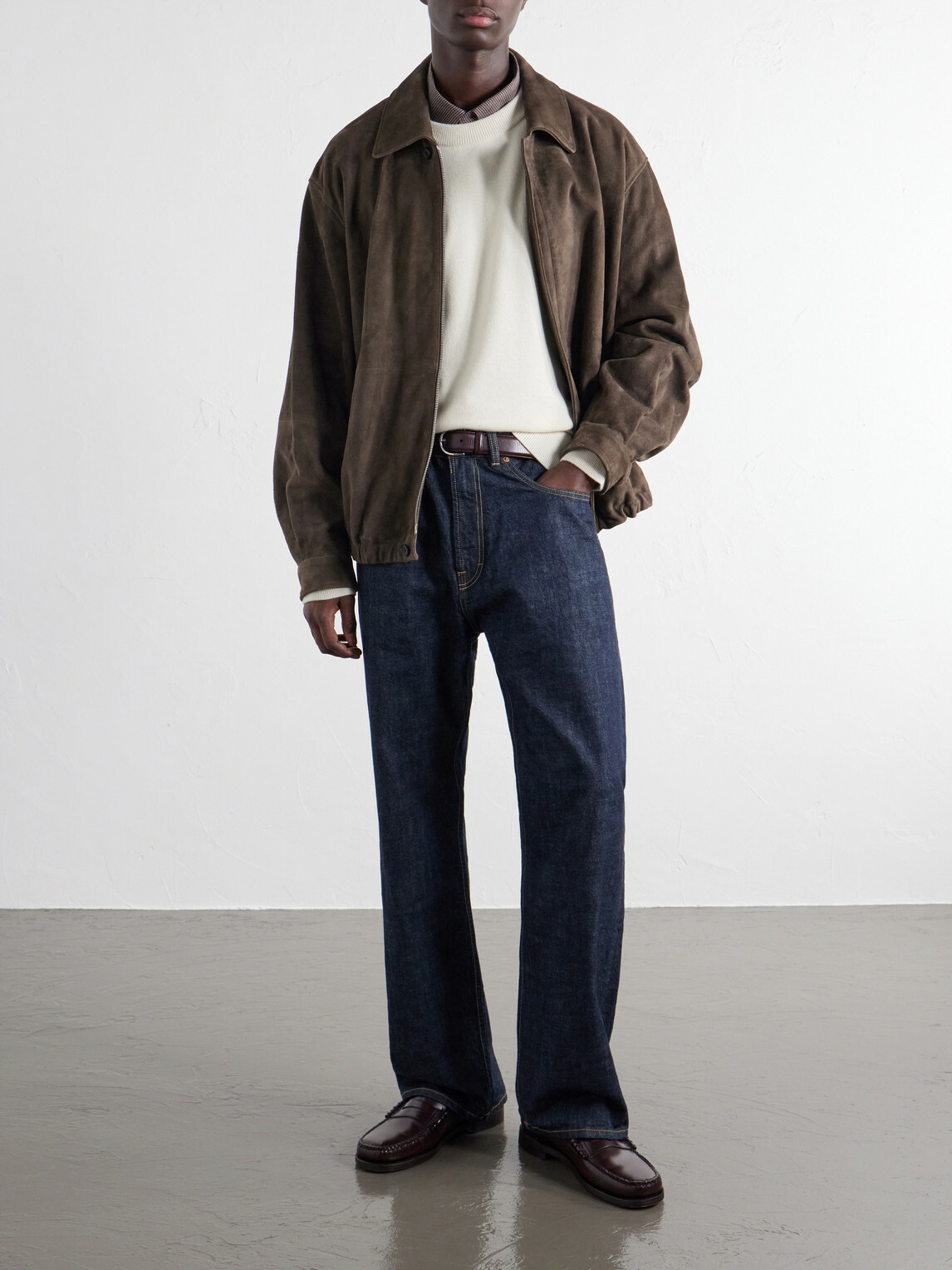 ATON - Cotton and Wool-Blend Sweater - Neutrals