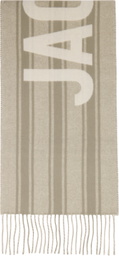 JACQUEMUS Gray 'The Jacquemus' Scarf
