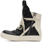 Rick Owens Black Geobasket Sneakers