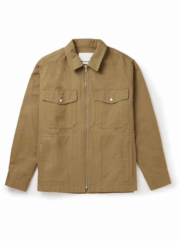 Photo: Isabel Marant - Cotton-Gabardine Overshirt - Neutrals