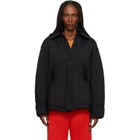 ISSEY MIYAKE Black Pumped-T Jacket