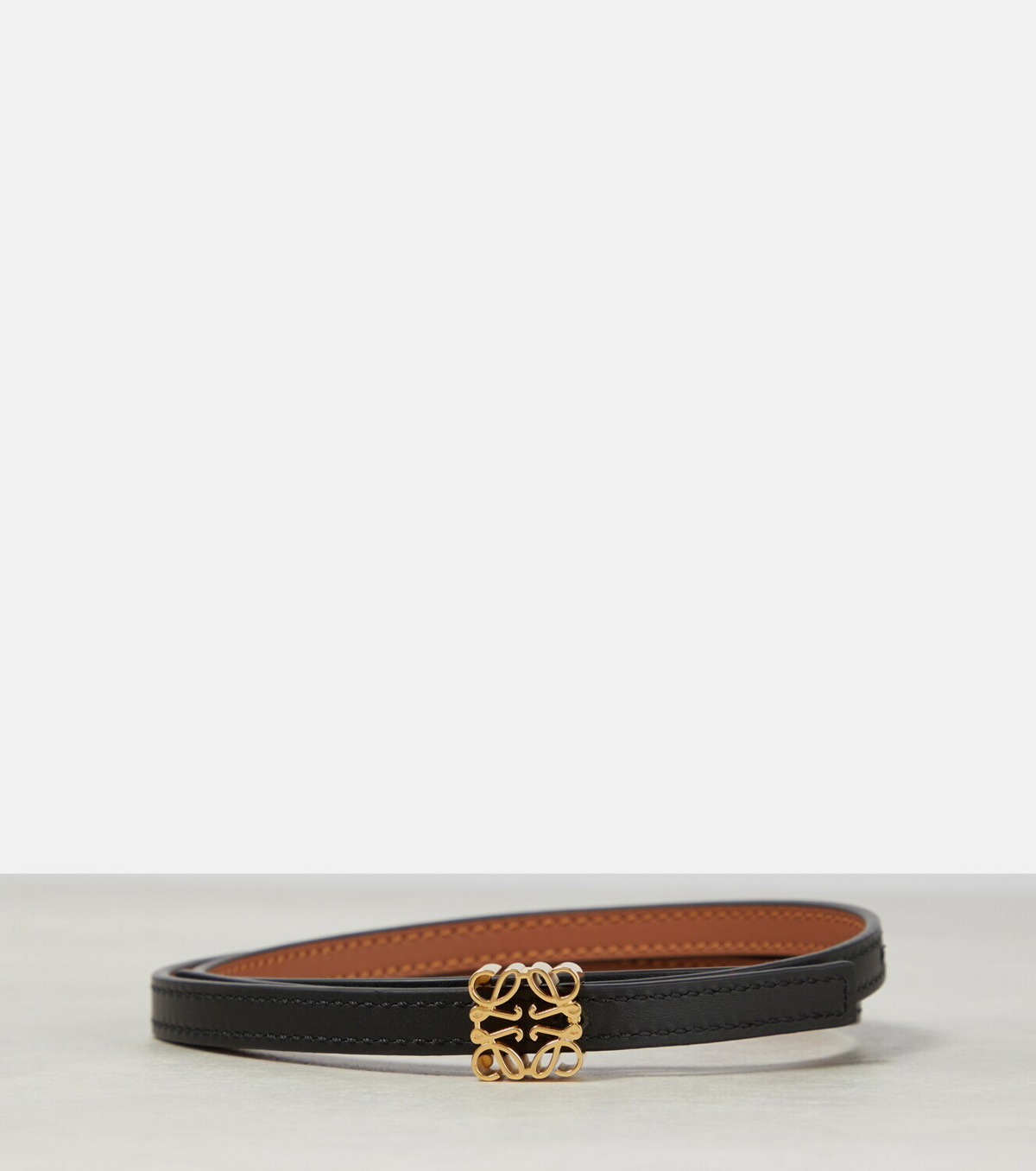 Loewe Anagram Belt in Black