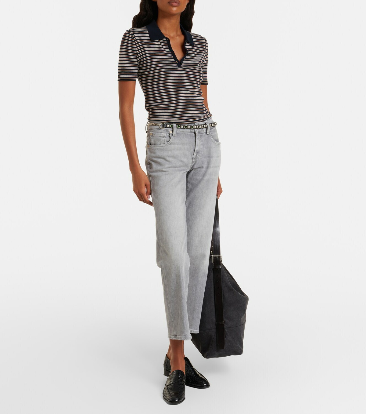 7 For All Mankind Calie cropped straight jeans