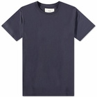 Folk Men's Contrast Sleeve T-Shirt in Navy