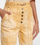 Ulla Johnson Apollo tapered-fit tie-dye jeans