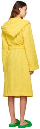 Bottega Veneta Yellow Intreccio Bathrobe