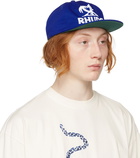 Rhude Blue Palms Cap