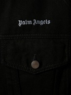 PALM ANGELS - Logo Cotton Denim Jacket
