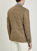 Zegna Houndstooth Woven Blazer Multicoloured 1