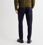 Officine Generale - Drew Tapered Wool-Flannel Suit Trousers - Blue