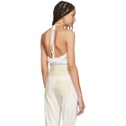 Wendelborn White Silk Inside-Out Bodysuit
