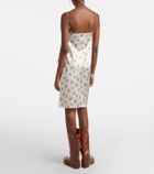 Dorothee Schumacher Shiny Daydream silk satin midi skirt