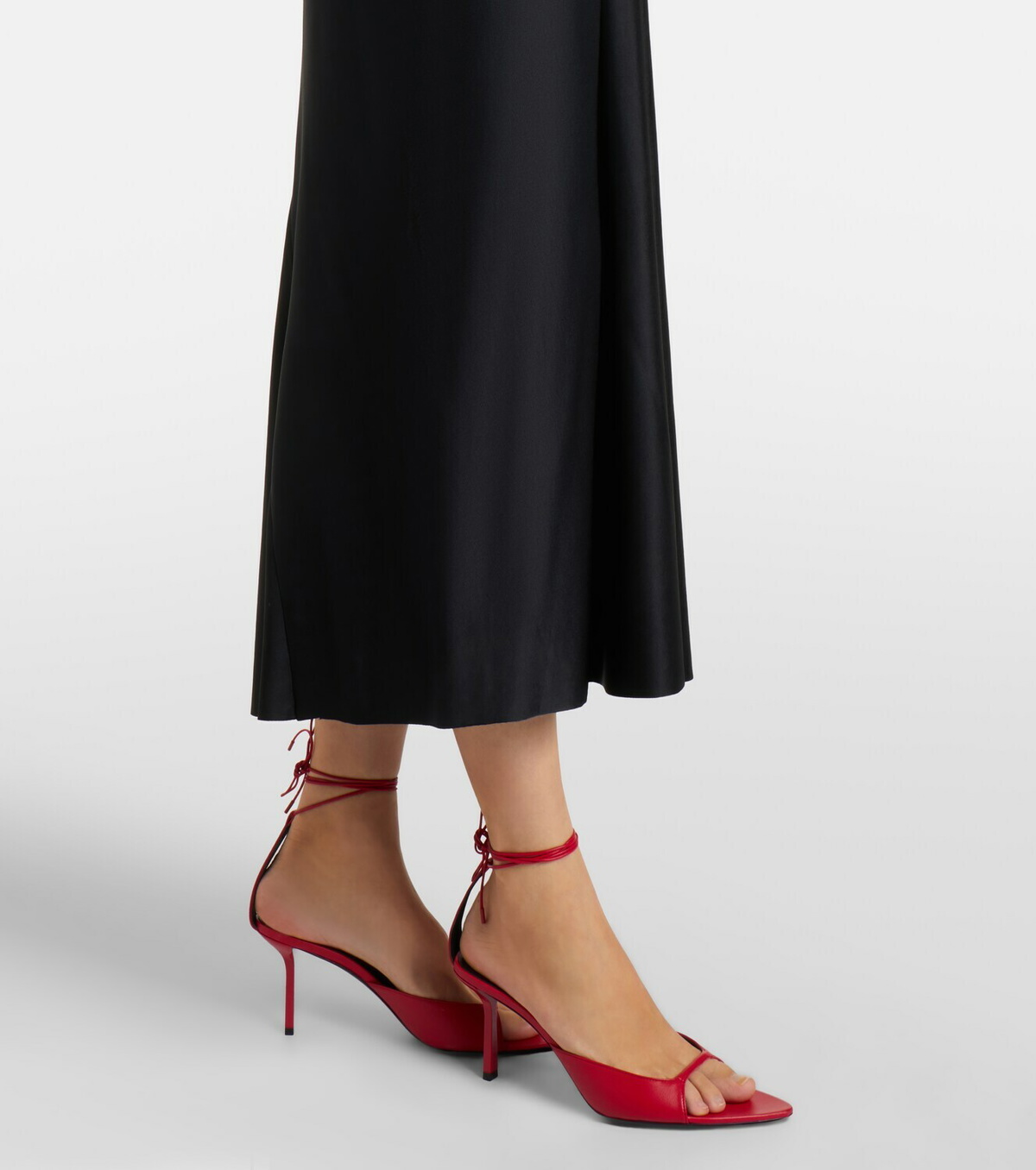 Victoria Beckham Frances gathered jersey midi dress