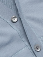 Mr P. - Cotton-Jersey Cardigan - Blue