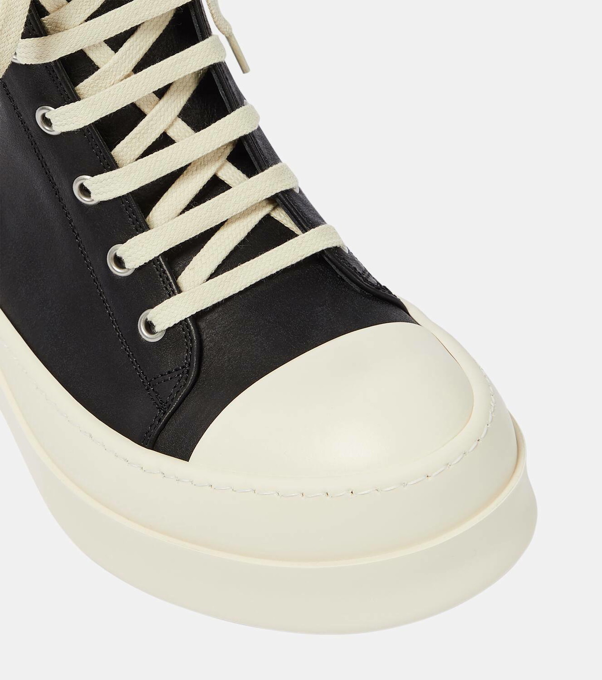 Rick Owens Bumper leather high-top sneakers