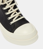 Rick Owens Bumper leather high-top sneakers