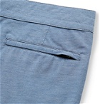Faherty - Retro Surf Mid-Length Striped Swim Shorts - Blue
