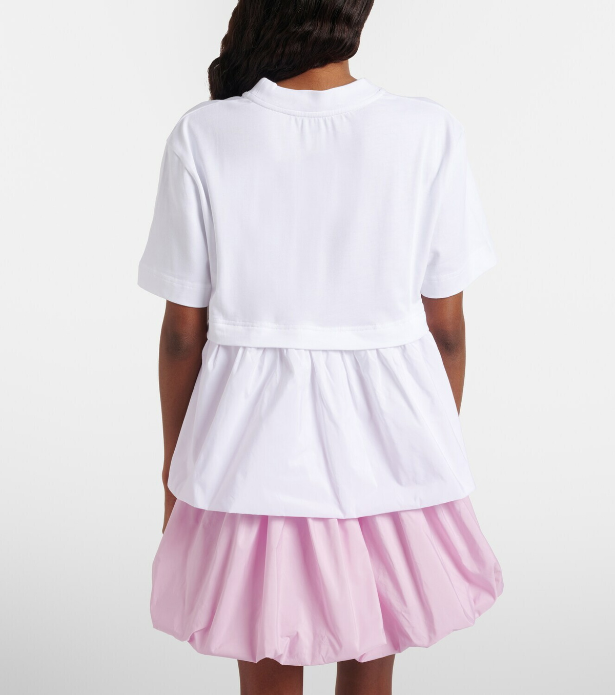 Patou Cotton jersey and faille T-shirt