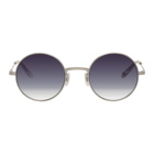 Garrett Leight Silver Seville Sunglasses
