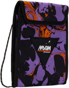 MSGM Purple Paint Bag