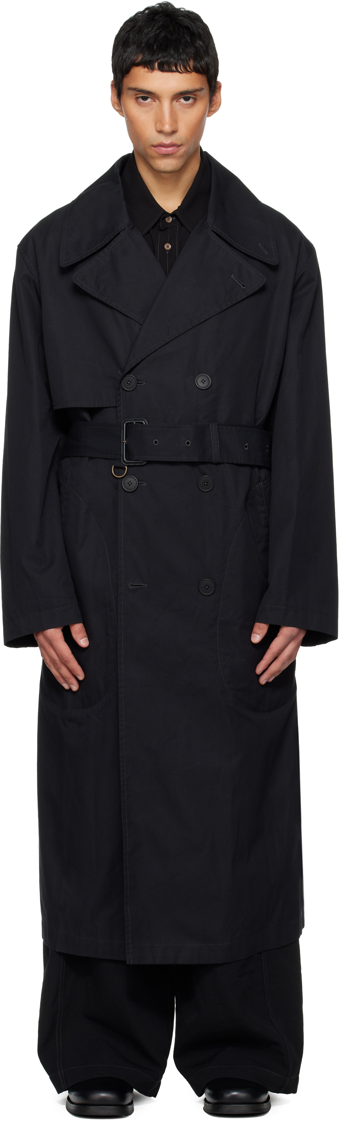 Lemaire Grey Twill Suit Coat Lemaire