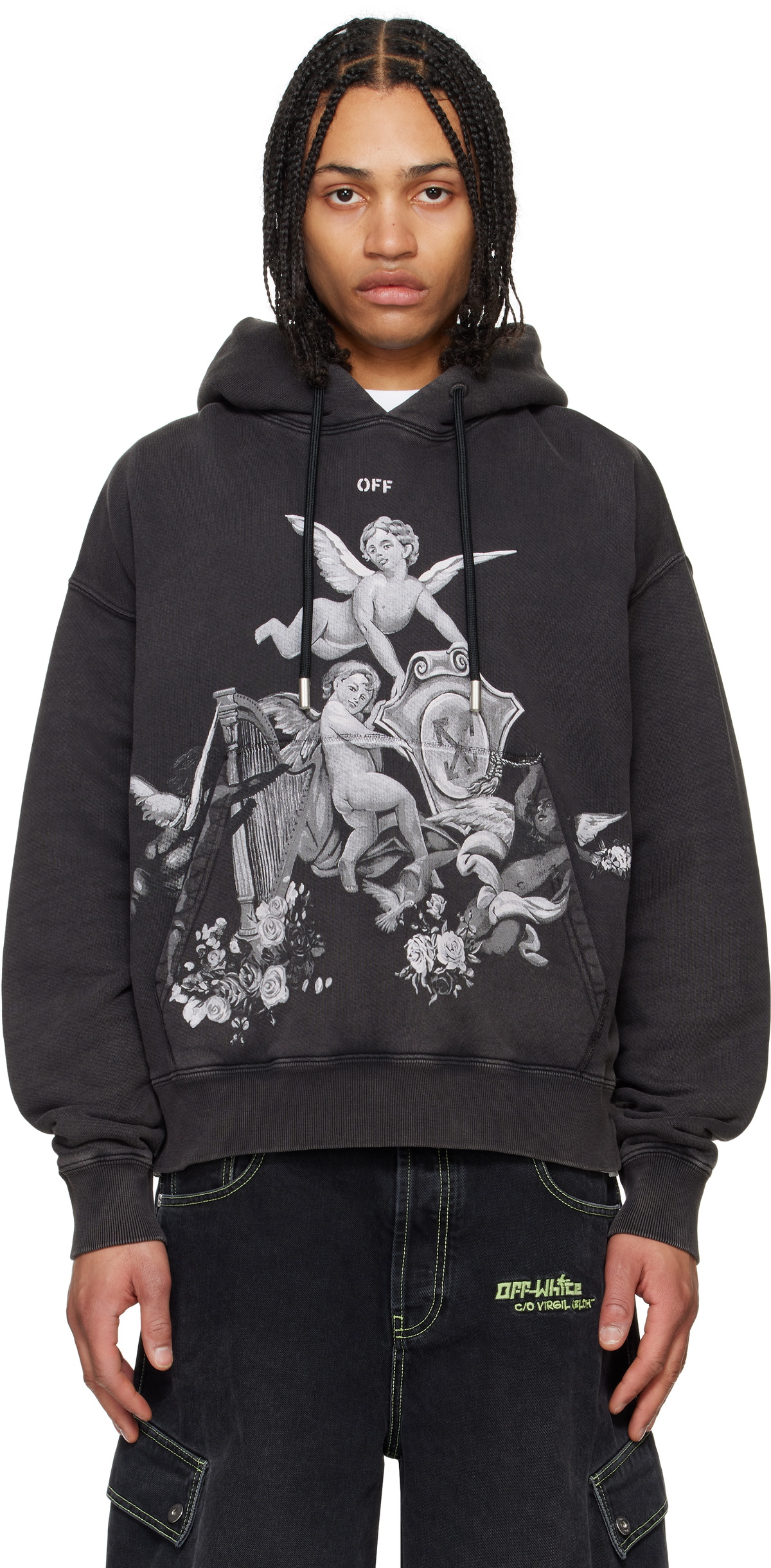 Off-White Black Putti Skate Hoodie Off-White