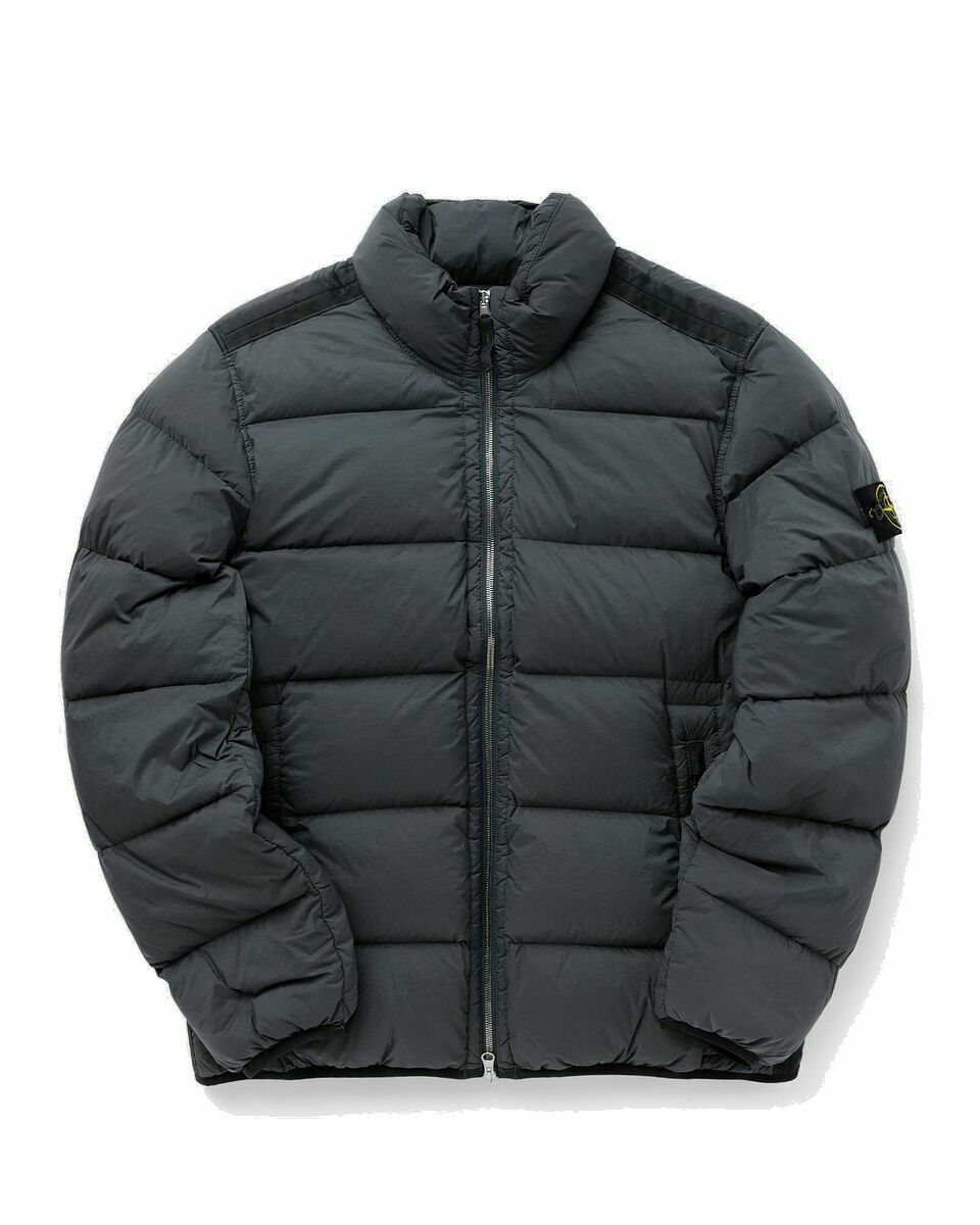 Photo: Stone Island Real Down Jacket Seamless Tunnel Nylon Down   Tc, Garment Dyed Grey - Mens - Down & Puffer Jackets