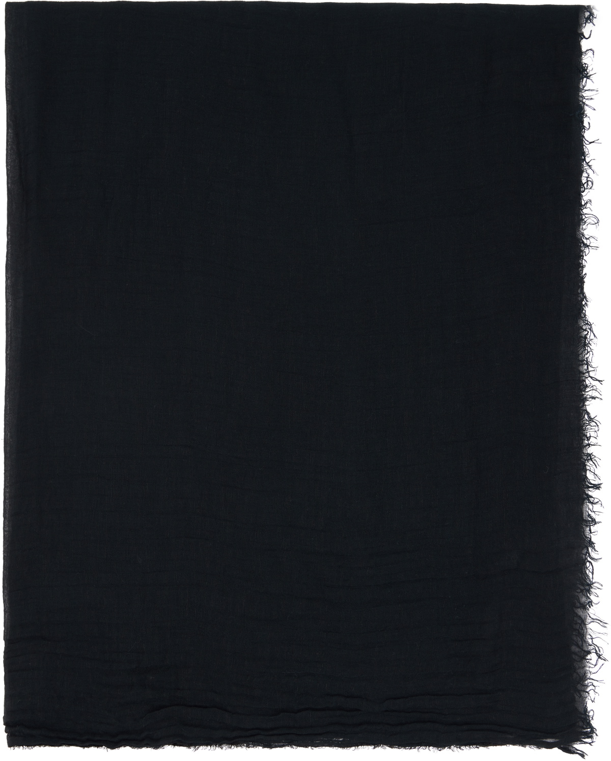 Rick Owens Black Temple Sandy Mega Scarf