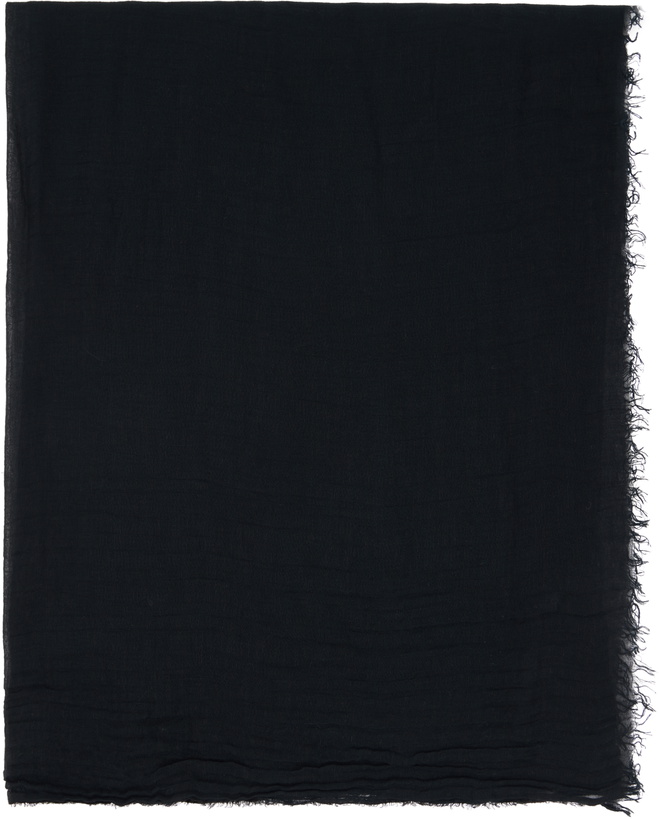 Photo: Rick Owens Black Temple Sandy Mega Scarf