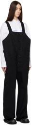 Engineered Garments Black Button Up Overalls