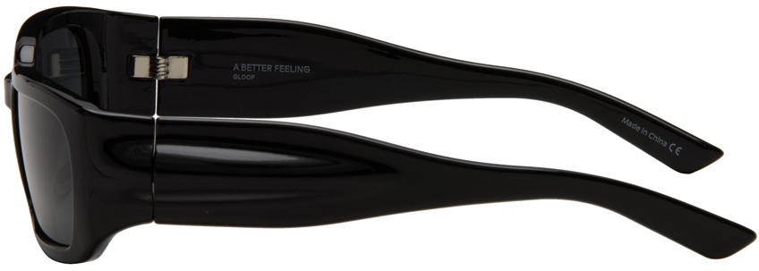 A BETTER FEELING Black Gloop Sunglasses