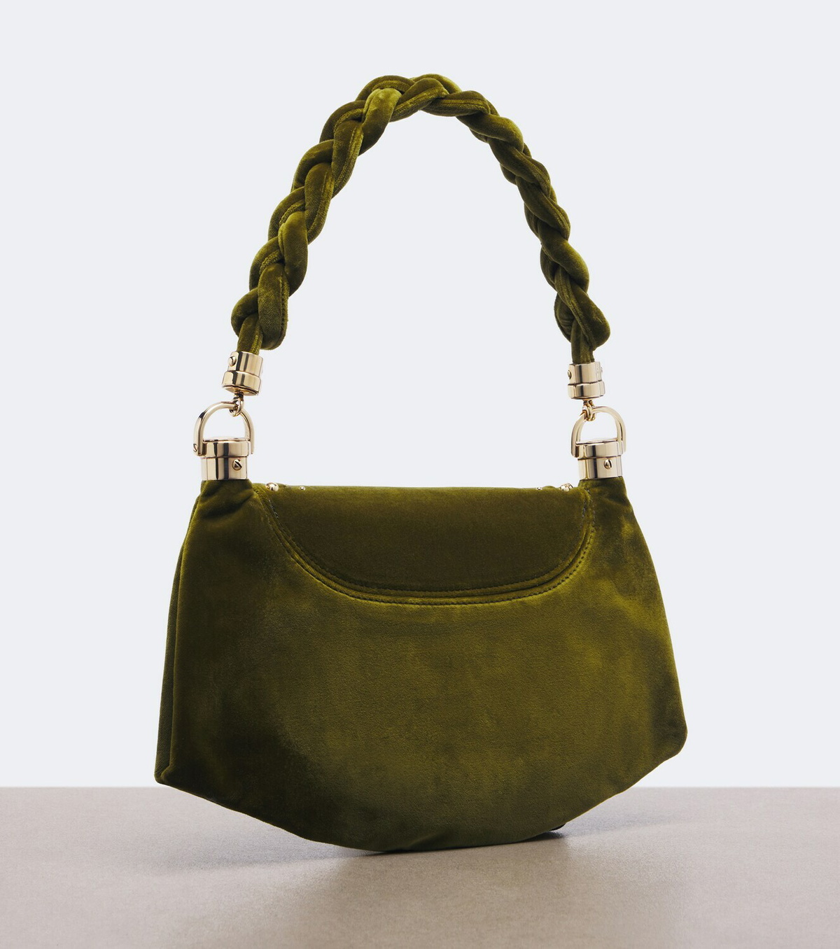 Chloé Marcie Foulard Small velvet shoulder bag