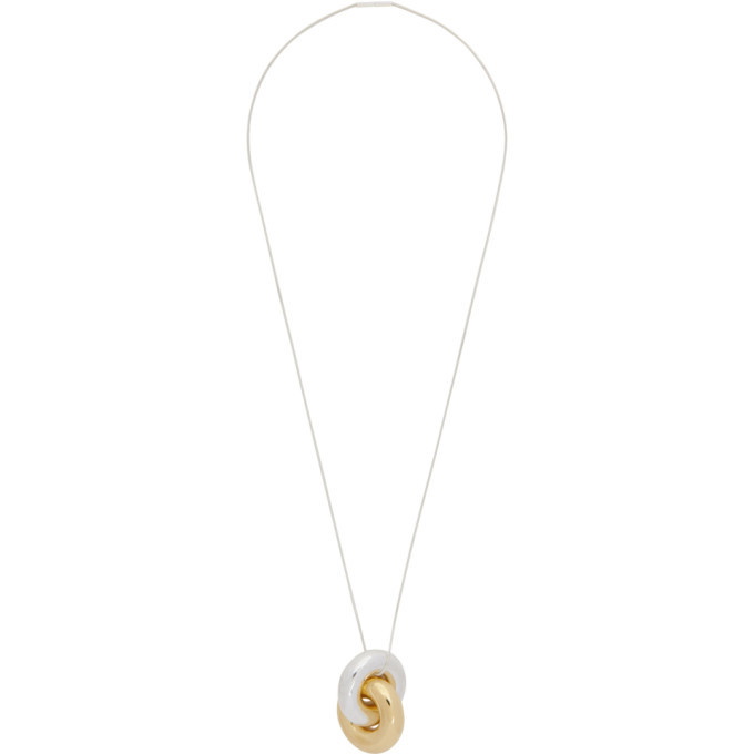 Photo: Uncommon Matters Silver and Gold Vermeil Cumulus Necklace