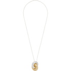 Uncommon Matters Silver and Gold Vermeil Cumulus Necklace