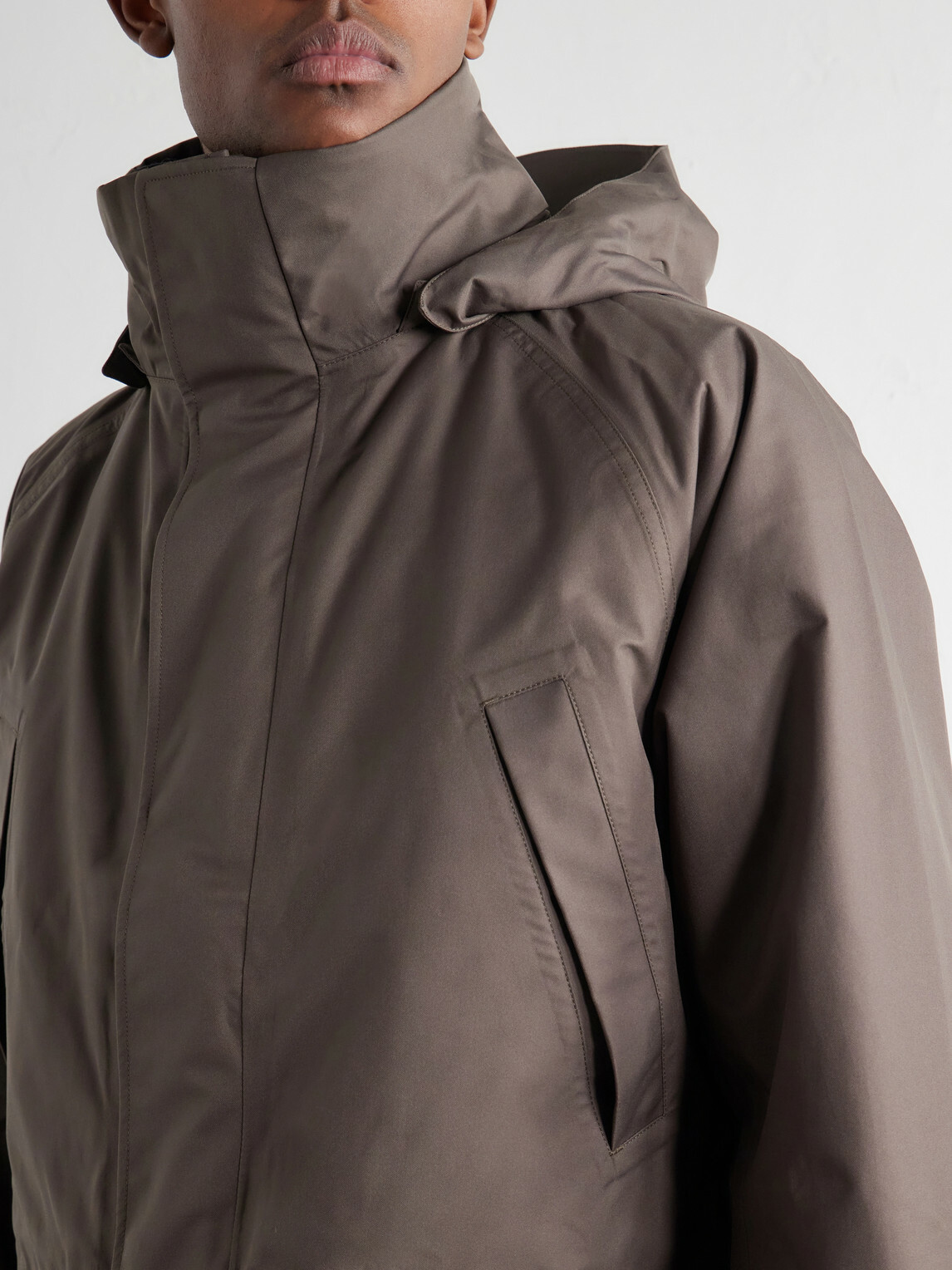 Purdey - Vatersay Hooded Shell Jacket - Brown