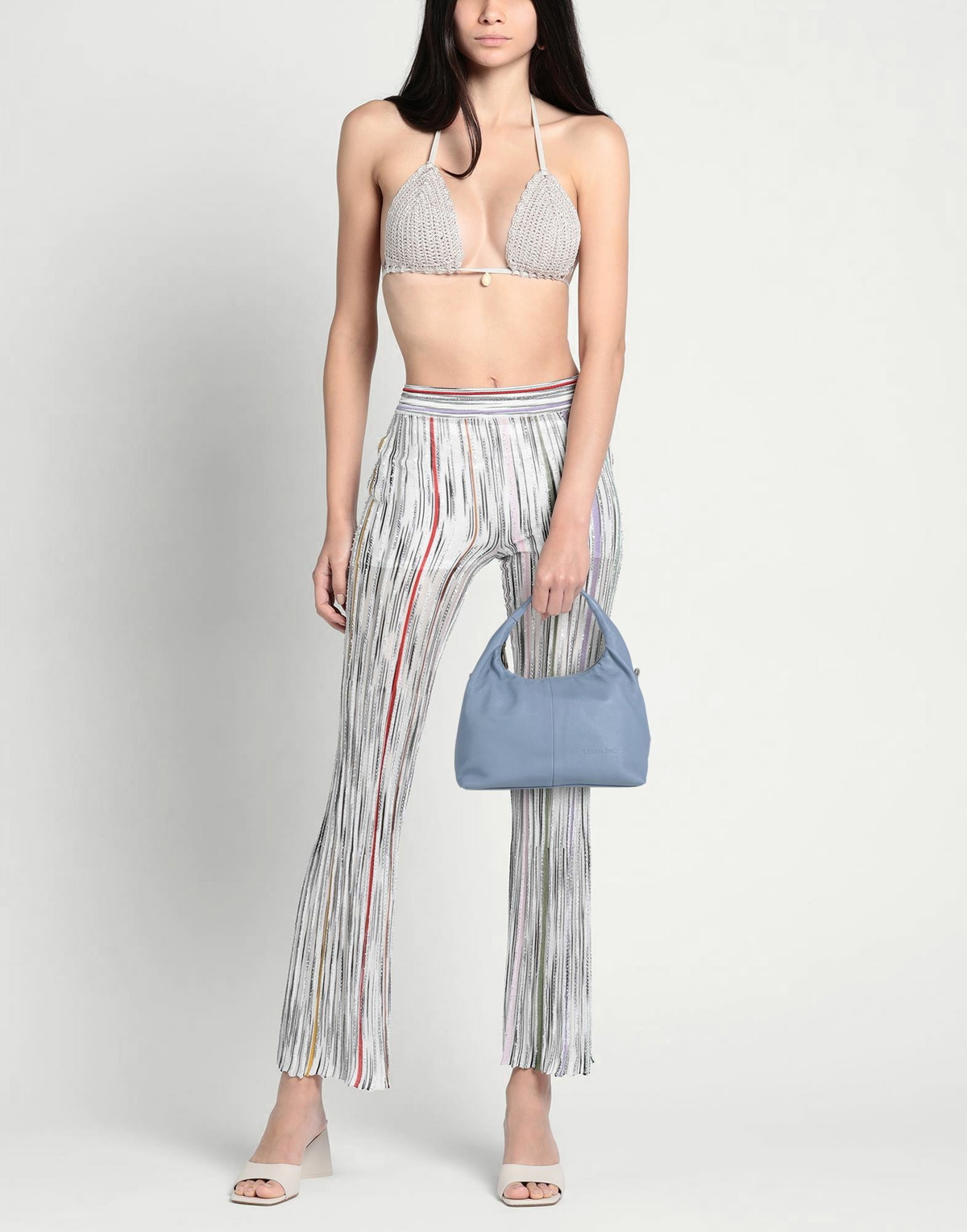 Alessia Santi Womens Handbag Slate in Blue